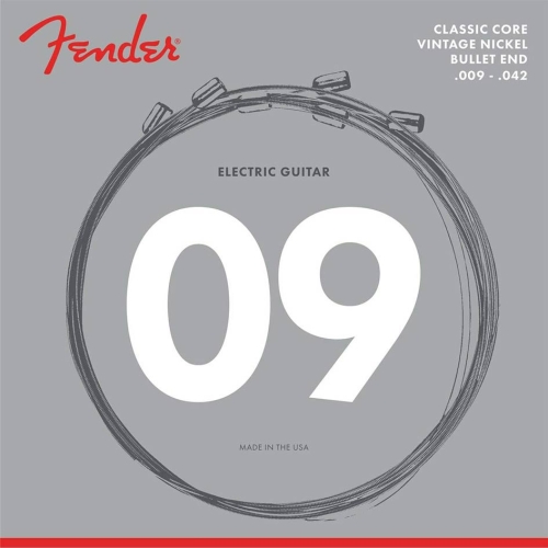 Fender 3155L Vintage Nickel Classic Core Elektrische Gitaarsnaren met Bullet-End (9-42)