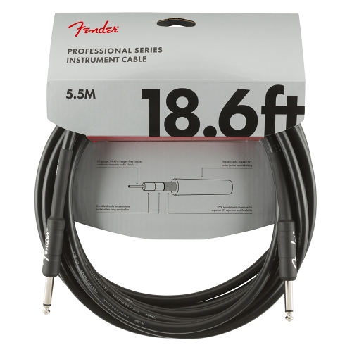 Fender Gitaarkabel Professional Series 5.5 Meter - Rechte/Rechte Plug