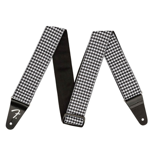 Fender Houndstooth Jacquard Gitaarband Checkerboard Wit / Zwart 0990709005