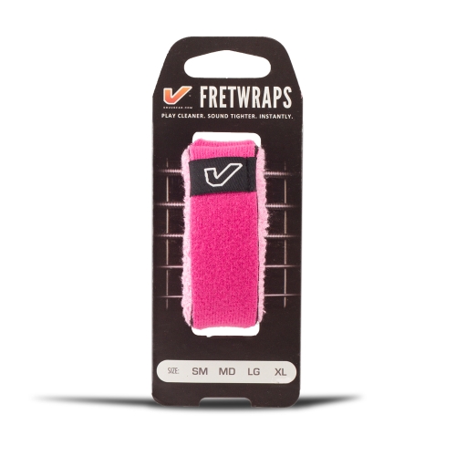 Gruvgear FW-1PK-PNK-MD Fretwrap Roze 'Puff' Medium 1-Pack