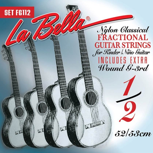 La Bella FG112 1/2 Mensuurlengte Klassieke Gitaarsnaren - Normale Spanning