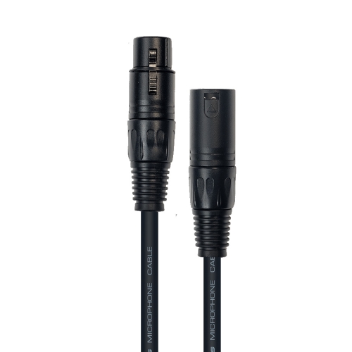 Microfoonkabel met 3-polige xlr pluggen, lengte 20 meter
