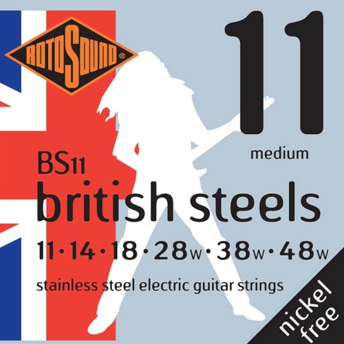 Rotosound BS11 British Steels Gitaarsnaren voor Elektrische Gitaar (11-48)