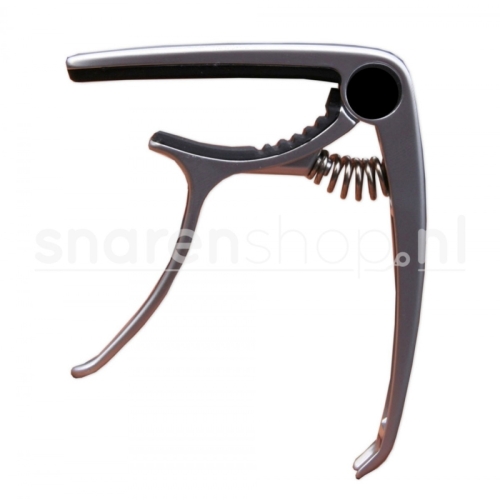 Snarenshop Deluxe Capodastro voor Westerngitaar - Nikkel