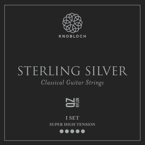 Knobloch 600SSQ Sterling Silver QZ Nylon Gitaarsnaren - Extra Hoge Spanning