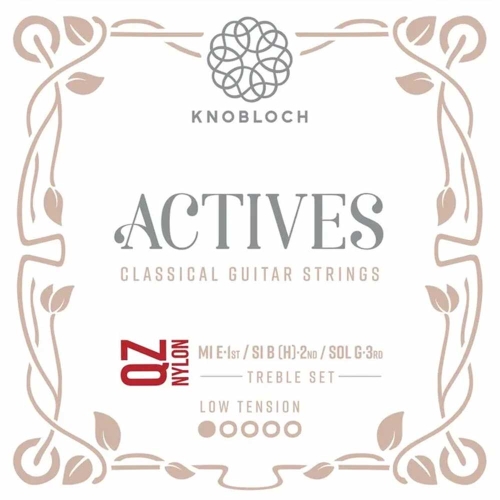 Knobloch 200AQZ QZ Nylon Treble Set - Lage Spanning