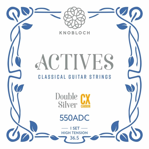 Knobloch 550ADC Actives Double Silver CX Carbon Klassieke Snaren - Extra Hoge Spanning