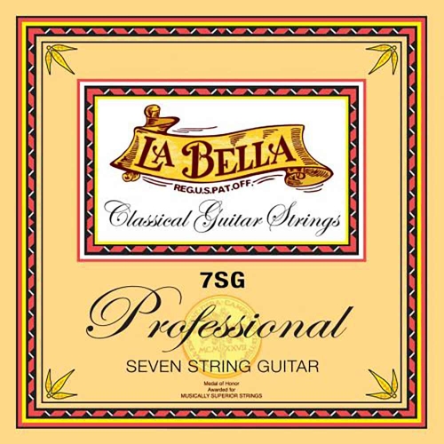 La Bella 7SG Professional Klassieke Gitaarsnaren 7-Snarig