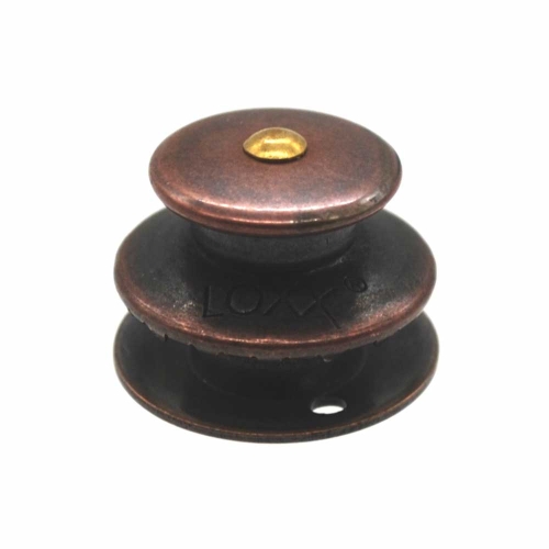 Loxx MusicBox XL Straplocks voor Dikke Gitaarbanden - Vintage Copper