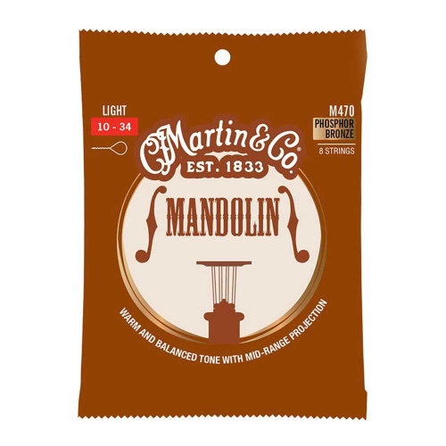 Martin M470 Phosphor Bronze Mandoline Snaren (10-34) Light