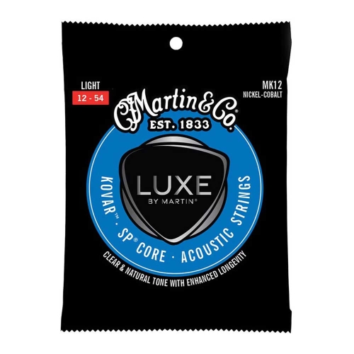 Martin MK12 Luxe Kovar Nickel Cobalt Akoestische Gitaarsnaren (12-54) Light
