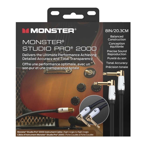 Monster Cable Studio Pro 2000 Patchkabel 20cm 600528