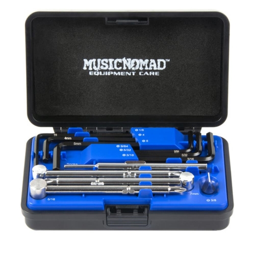 MusicNomad MN235 Halspen Schroevendraaier Set - 11 Delig