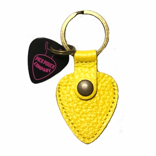PickPouch Lederen Plectrumhoesje San Francisco Geel - Aanbieding