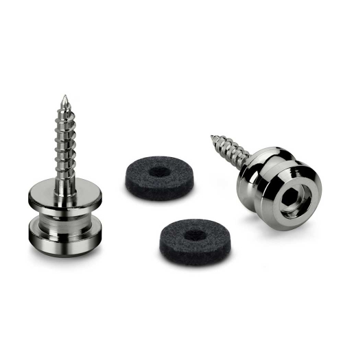 Schaller S-Locks Strap Button Set Ruthenium 18mm 24060600