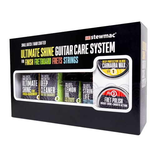 StewMac Ultimate Shine Guitar Care System Complete Onderhoudsset voor Gitaar