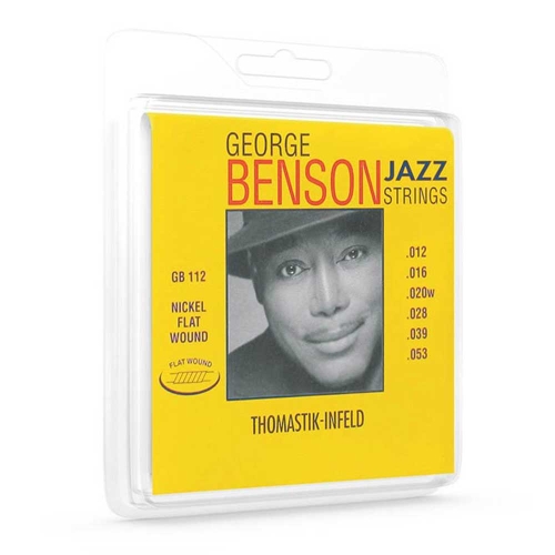 Thomastik GB112 George Benson Flatwound Signature Elektrische Snaren (12-53)