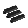 Allparts PC-0406-023 Pickup Covers voor Stratocaster Zwart