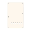 Boston BP-113-VW Backplate Standaard Stratocaster 1-Laags Oud Wit