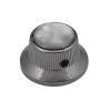 Boston KBN-263 Bell Knop met Zwarte Parelmoer Inlay Black Nickel