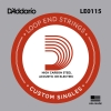 D'Addario LE0115 Plain Steel Loop End Losse Snaar .0115