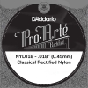 D'Addario NYL018 Classics Rectified Nylon .018 Losse Klassieke Snaar