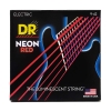 DR Strings NRE-9 Neon Red Elektrische Snaren (9-42), K3 Coating