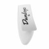 Dunlop 9001 Plastic Duimplectrum Wit Small - Per Stuk