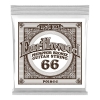 Ernie Ball 1866 Earthwood Phosphor Bronze .066 Losse Snaar - Per Stuk