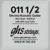 GHS Strings GB 011" 1/2 Plain Steel .0115 Losse Snaar