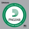 D'Addario PNG048 Pure Nickel .048 Losse Snaar