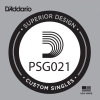 D'Addario PSG021 ProSteels Losse Snaar .021