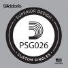 D'Addario PSG026 ProSteels Losse Snaar .026