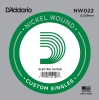 D'Addario NW022 Nickel Wound .022 Losse snaar Elektrisch/Western