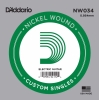 D'Addario NW034 Nickel Wound .034 Losse snaar Elektrisch/Western