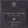 Knobloch 200SQZ Sterling Silver QZ Nylon Treble Set - Lage Spanning (3 Snaren)