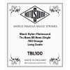Rotosound TBL100 Black Nylon Losse Bassnaar .100