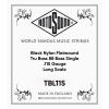 Rotosound TBL115 Black Nylon Losse Bassnaar .115