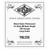 Rotosound TBL135 Black Nylon Losse Bassnaar .135