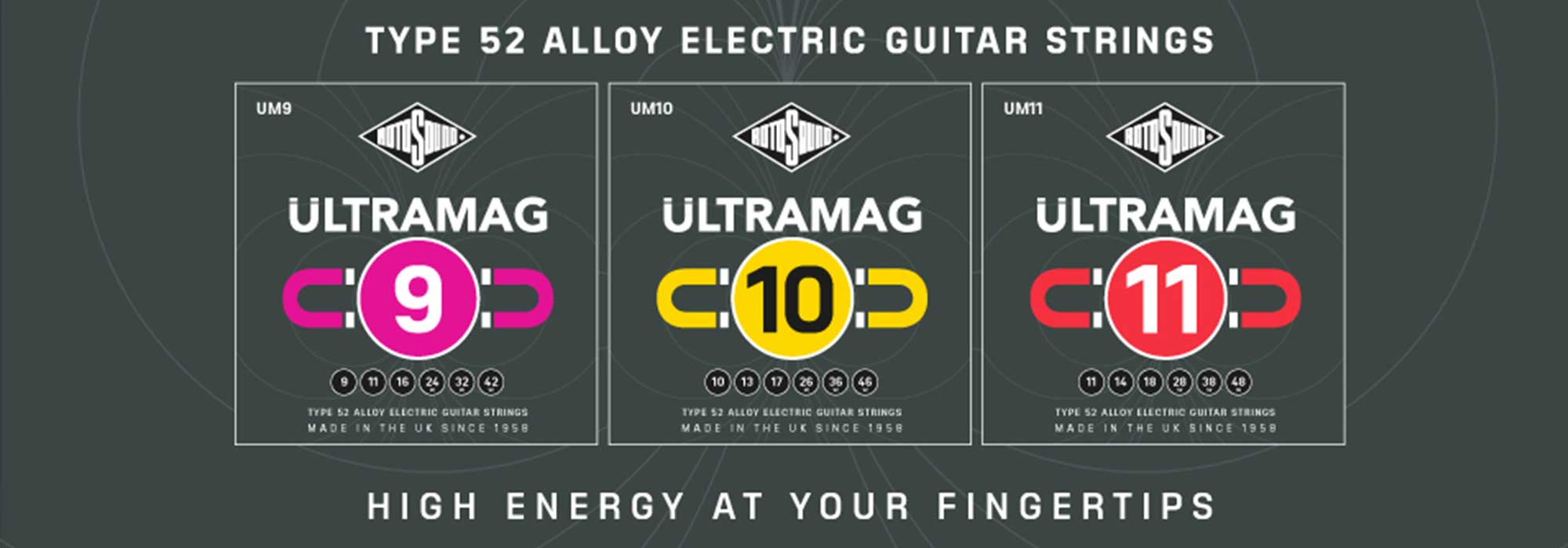 Rotosound UltraMag, meer energie uit je gitaarsnaren!